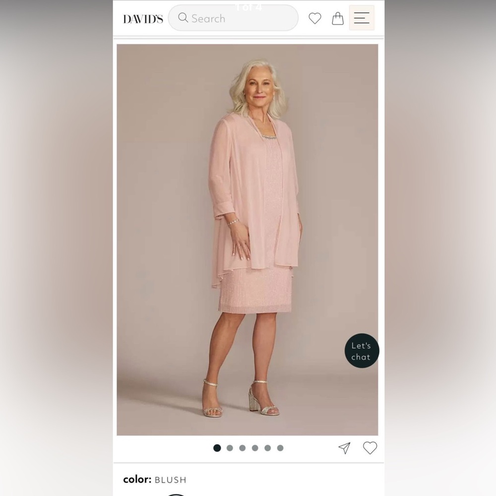 Elegant Pink Dress with Sheer Overlay